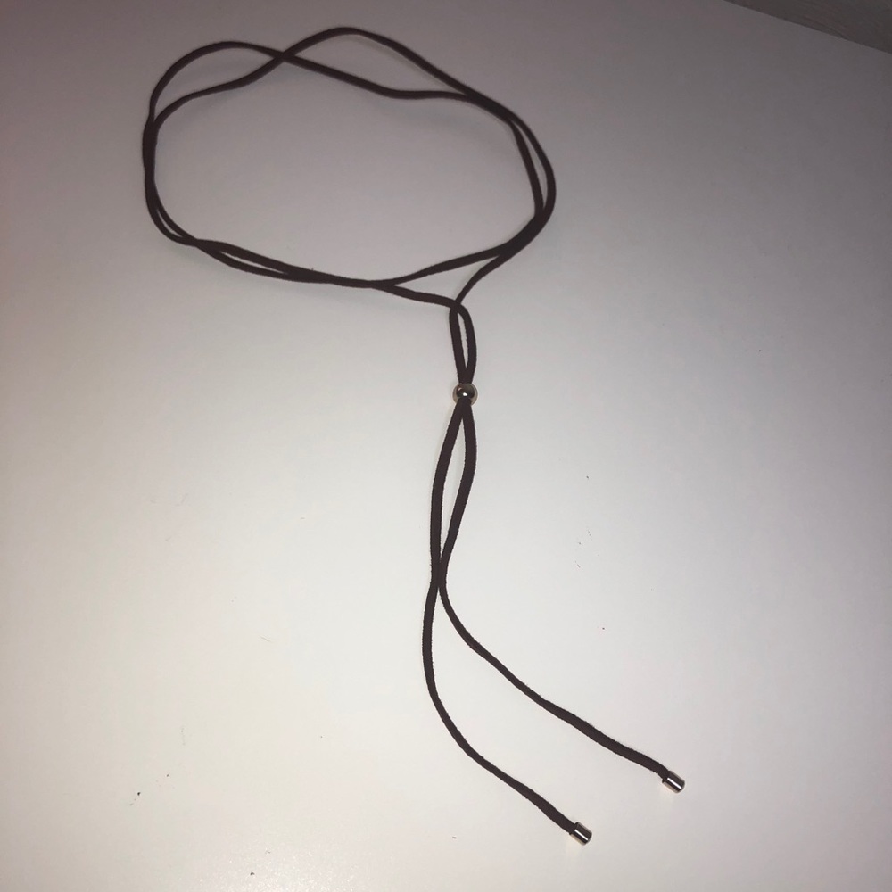 H&M Burgundy Choker Necklace